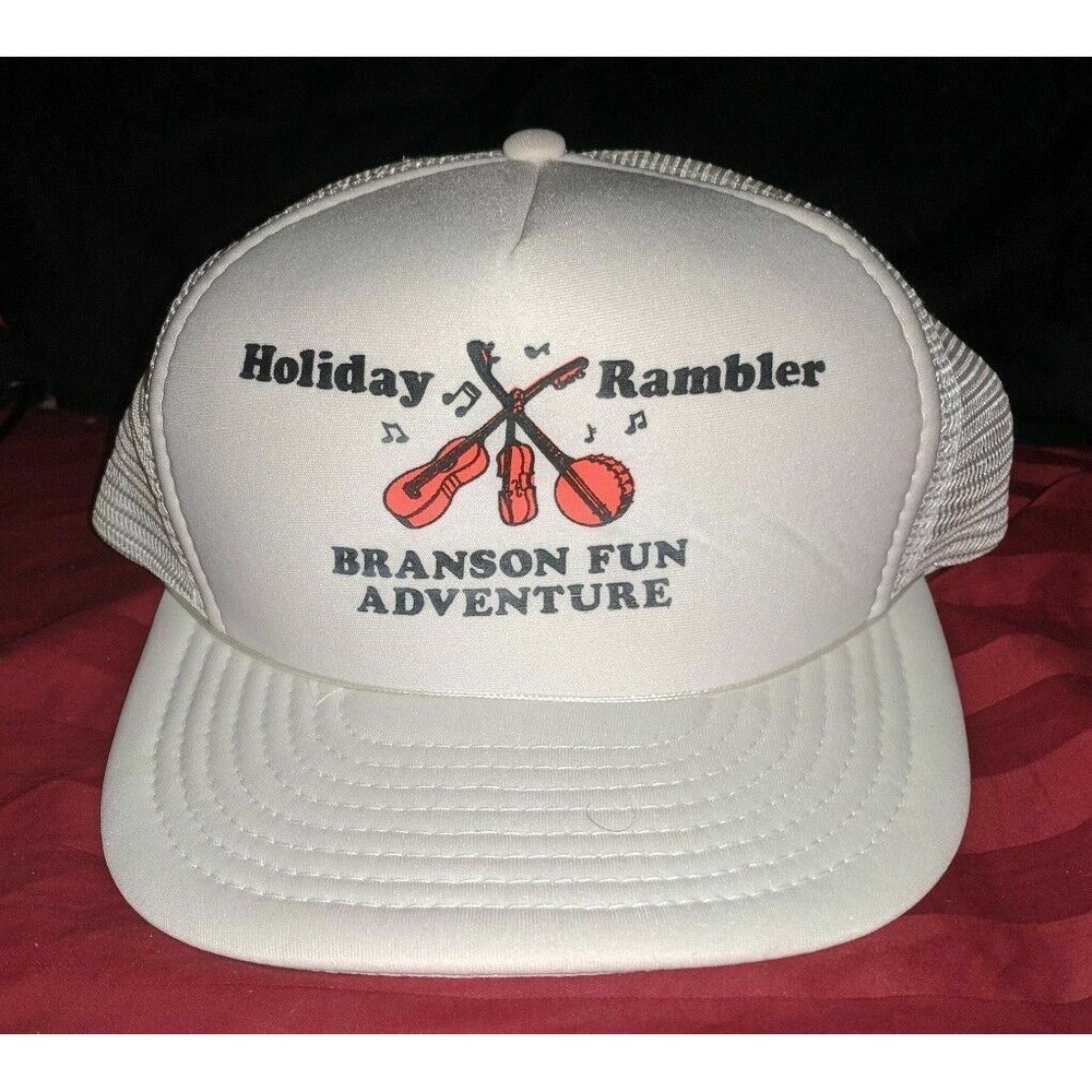 Holiday Rambler Branson Fun Adventure Truckers Hat Snapback Mesh Cap RARE HTF